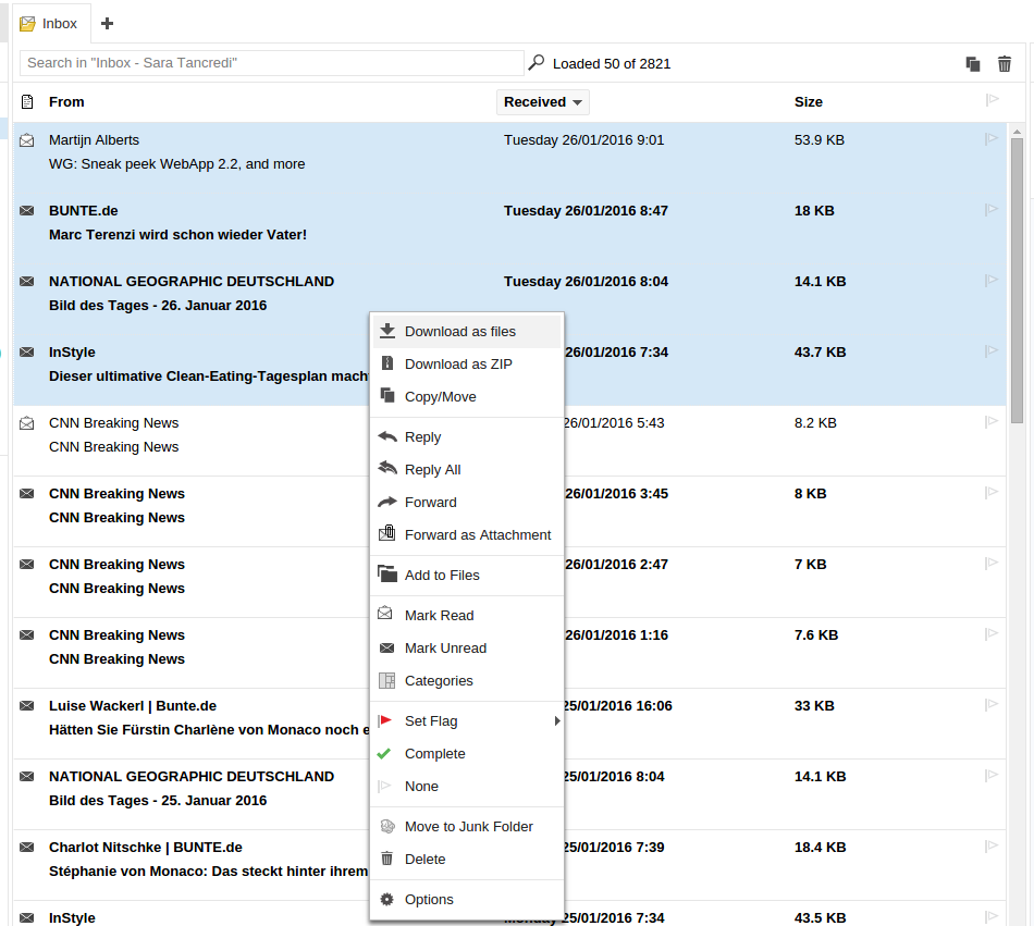 Download multiple files