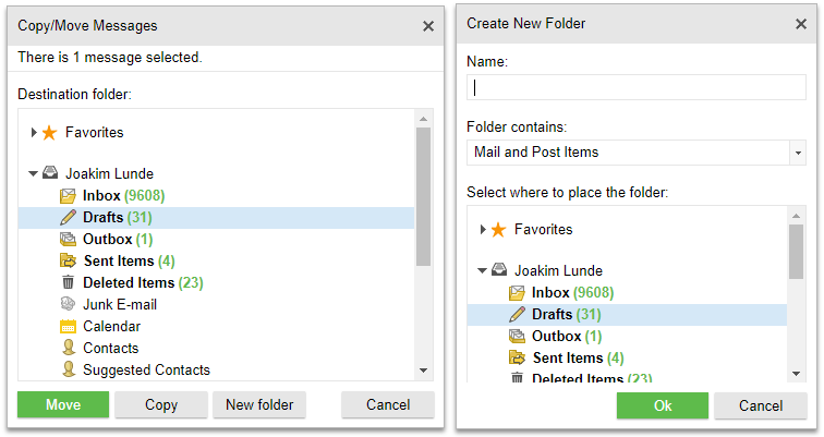 Copy/Create new folder